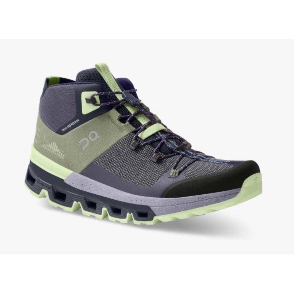 On Cloudtrax Hiking Boot Womens 7 Reseda Lavender High Top Shoes Size 7
